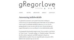 Desktop Screenshot of gregorlove.com