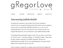 Tablet Screenshot of gregorlove.com